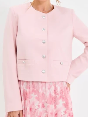 Sinsay - Żakiet z ozdobnymi guzikami - różowy