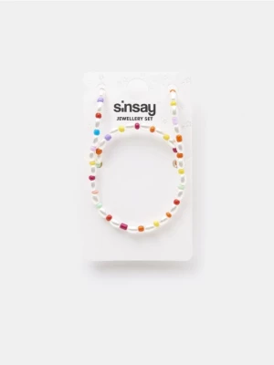 Sinsay - Zestaw biżuterii - wielobarwny