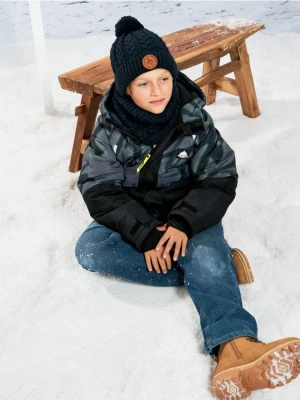 Sinsay - Zestaw: Czapka i komin - granatowy