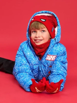 Sinsay - Zestaw: czapka, komin i rękawiczki Spider-Man - czerwony