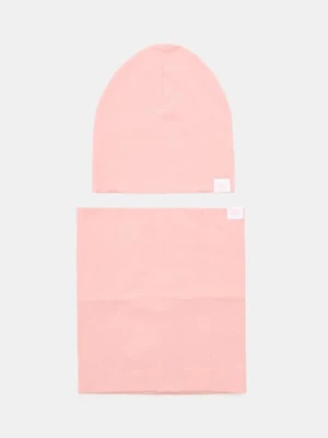 Sinsay - Zestaw: Czapka z kominem - kremowy