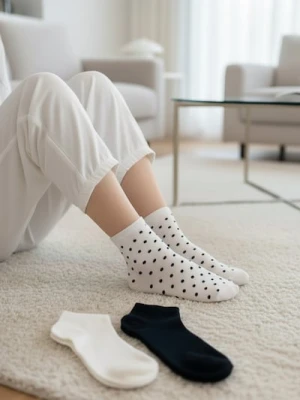 Sinsay - Zestaw krótkich skarpetek 3 pack - wielobarwny