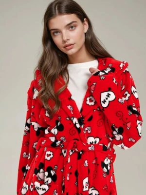 Sinsay - Zestaw: Szlafrok i ręcznik Mickey Mouse - czerwony