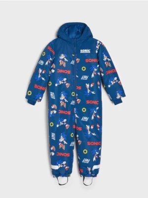 Sinsay - Zimowy kombinezon Sonic the Hedgehog - granatowy