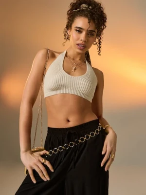 Sinsay - Złoty metalowy łańcuszkowy pasek - złoty