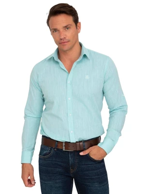 SIR RAYMOND TAILOR Koszula "Gordola" - Regular fit - w kolorze turkusowym rozmiar: XXL