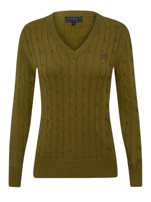 SIR RAYMOND TAILOR Sweter "Frenze" w kolorze khaki rozmiar: XL