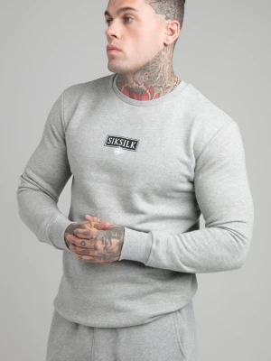 Sire Marl Expossed Bluza drukowana SikSilk szary