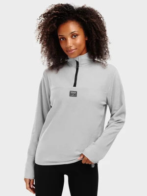 Siroko Bluza polarowa "Limestone" w kolorze szarym rozmiar: XL