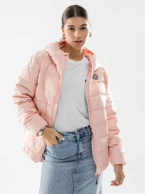 Siroko Kurtka funkcyjna "Hokkai-W" w kolorze jasnoróżowym rozmiar: S