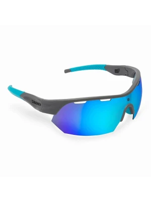 Siroko Okulary sportowe unisex "K3 S" w kolorze szaro-niebieskim rozmiar: onesize