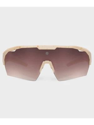 Siroko Okulary sportowe unisex "K4 SRX" w kolorze brązowo-beżowym rozmiar: onesize