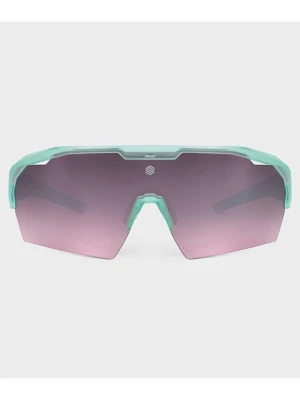Zdjęcie produktu Siroko Okulary sportowe unisex "K4 SRX" w kolorze fioletowo-zielonym rozmiar: onesize