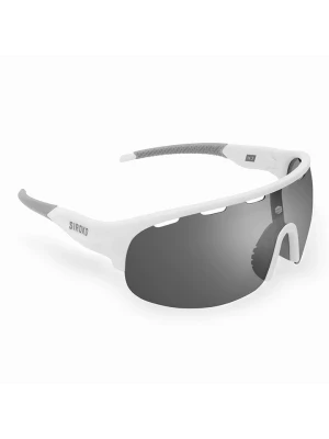 Siroko Okulary sportowe unisex "PhotoChromic" w kolorze biało-szarym rozmiar: onesize