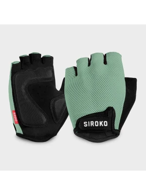 Siroko Rękawiczki kolarskie "Aero" w kolorze khaki rozmiar: XL