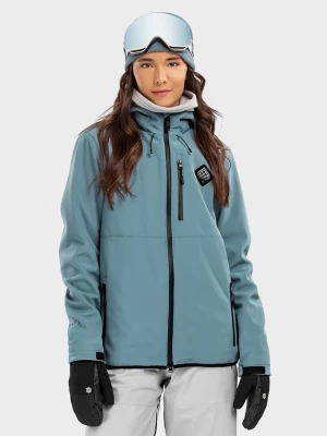 Siroko Softshellowa kurtka narciarska "Beluga" w kolorze morskim rozmiar: S