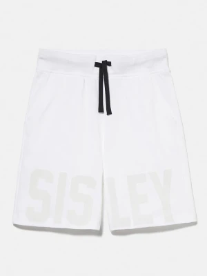 Sisley Bermudy w kolorze białym rozmiar: 150