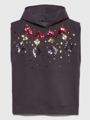 Sisley Bezrękawnik w kolorze antracytowym rozmiar: 130