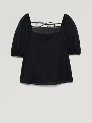 Sisley Bluzka w kolorze czarnym rozmiar: M