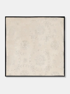 Sisley chusta damska kolor beżowy wzorzysta 6TUUW51TF