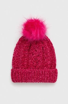 Sisley czapka dziecięca kolor różowy