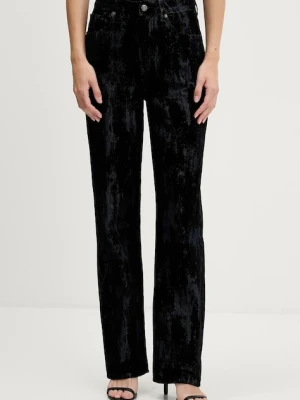 Sisley jeansy damskie high waist 41J2LE04U