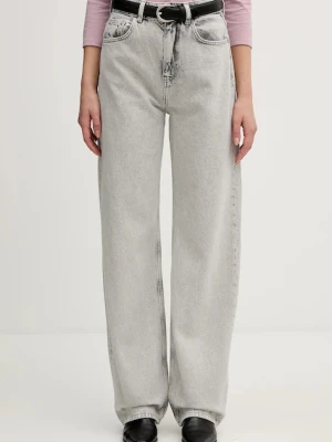 Sisley jeansy damskie high waist 4JPDLE04M