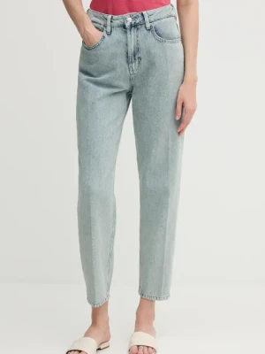 Sisley jeansy damskie high waist 4TFHLE04I