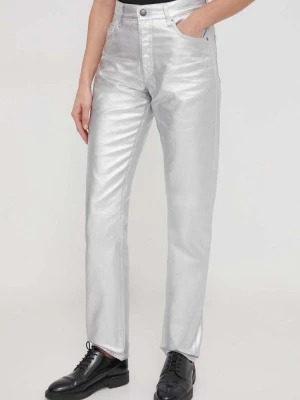 Sisley jeansy damskie high waist