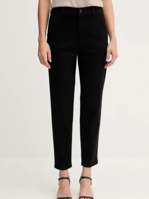 Sisley jeansy damskie kolor czarny 4TAYLF06G