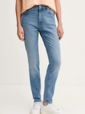 Sisley jeansy damskie kolor niebieski 47KZLE044