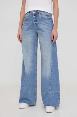 Sisley jeansy damskie kolor niebieski