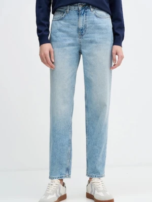 Sisley jeansy damskie medium waist 4TTZLE048