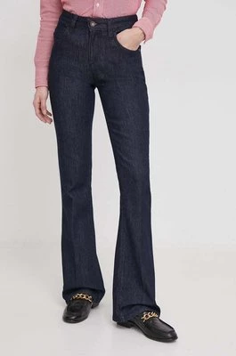 Sisley jeansy damskie medium waist