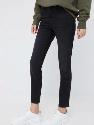 Sisley jeansy damskie medium waist