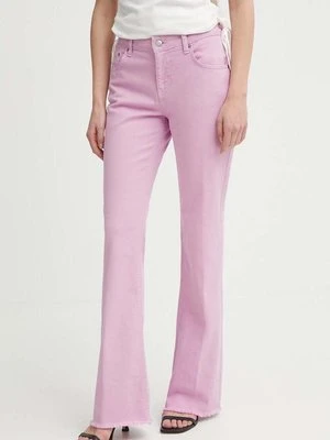 Sisley jeansy damskie medium waist