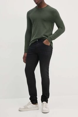 Sisley jeansy męskie kolor czarny 4N3HSE00O
