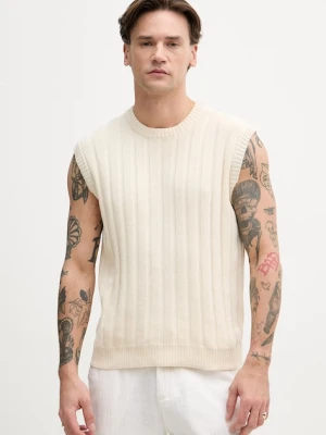 Sisley kamizelka męska z bawełną