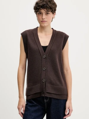 Sisley kamizelka z dodatkiem wełny