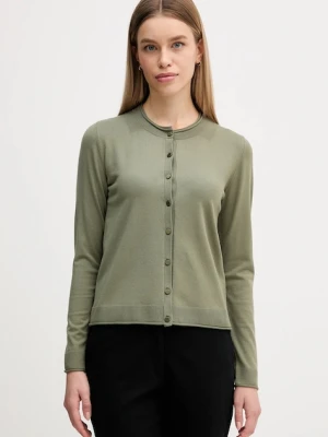 Sisley kardigan damski kolor zielony lekki 17Q3M5203