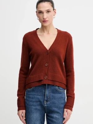 Sisley kardigan z dodatkiem wełny