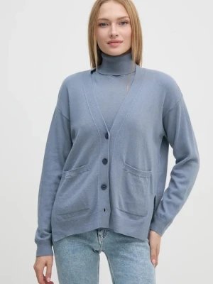 Sisley kardigan z domieszką kaszmiru