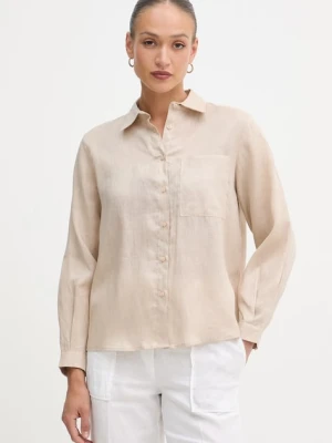 Sisley koszula damska lniana