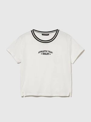 Sisley Koszulka w kolorze białym rozmiar: 122