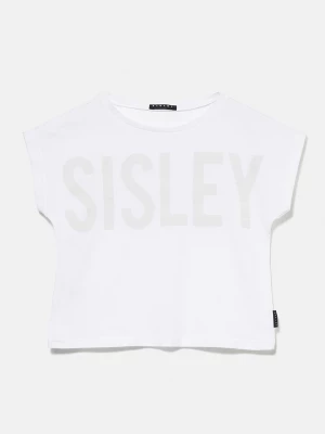 Sisley Koszulka w kolorze białym rozmiar: 110