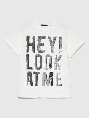 Sisley Koszulka w kolorze białym rozmiar: 150