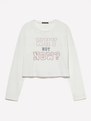 Sisley Koszulka w kolorze białym rozmiar: 150