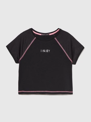 Sisley Koszulka w kolorze czarnym rozmiar: 168