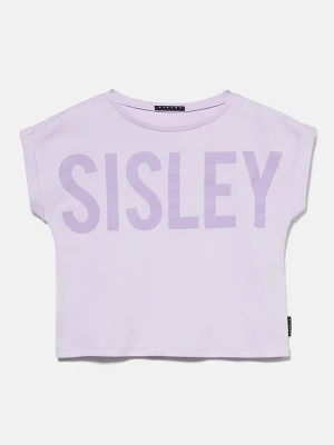 Sisley Koszulka w kolorze fioletowym rozmiar: 140