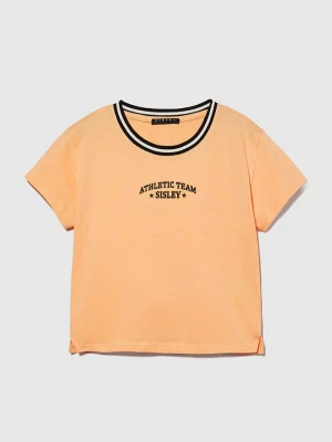 Sisley Koszulka w kolorze pomarańczowym rozmiar: 122